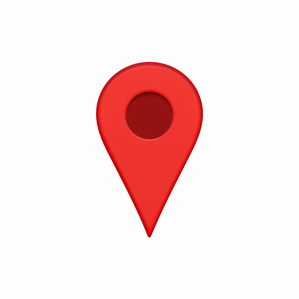 Ícono de pin de ubicación en rojo que representa la distribución exclusiva por zonas geográficas para distribuidores Premier Max.
